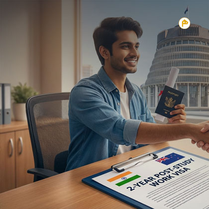 ویزای کار دانشجویان هندی در نیوزلند